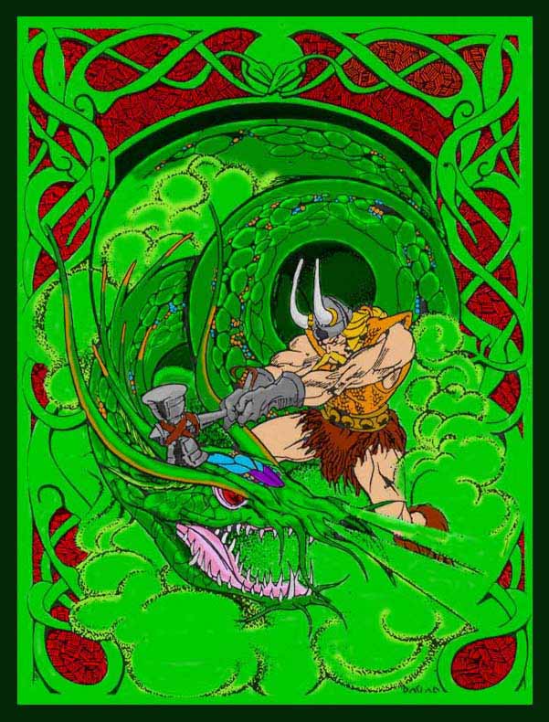 Thor and the Midgard Serpent